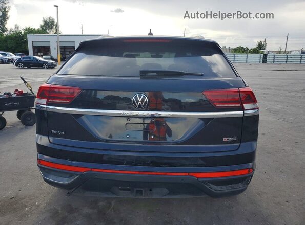 1V2KE2CA2MC207440 2021 VOLKSWAGEN ATLAS Black Вид ззаду