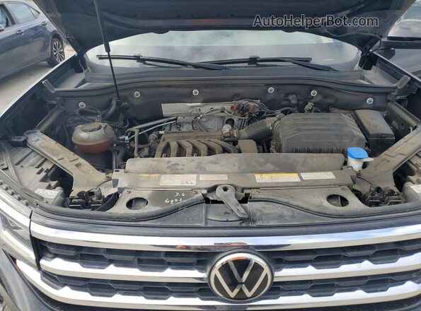 1V2KE2CA7NC224705 2022 VOLKSWAGEN ATLAS Black Widok komory silnika