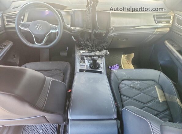 1V2KE2CA7RC240795 2024 VOLKSWAGEN ATLAS Charcoal წინა პანელის ხედი