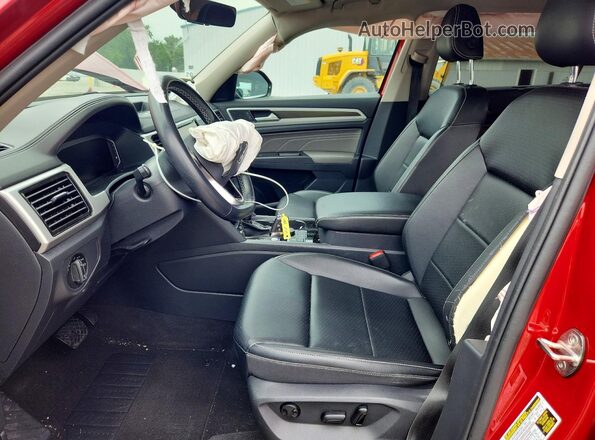 1V2KP2CA3NC509976 2022 VOLKSWAGEN ATLAS Красный Вид салона спереди