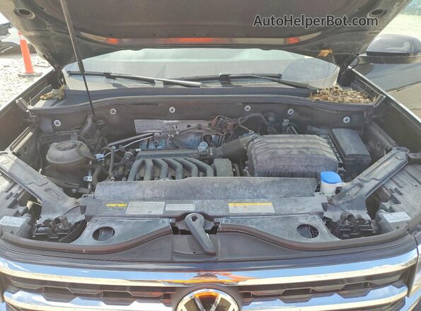 1V2KR2CA1PC531293 2023 VOLKSWAGEN ATLAS Black Engine compartment view