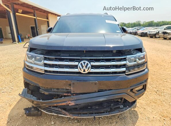1V2KR2CA2JC531570 2018 VOLKSWAGEN ATLAS Black Դիմացի տեսք