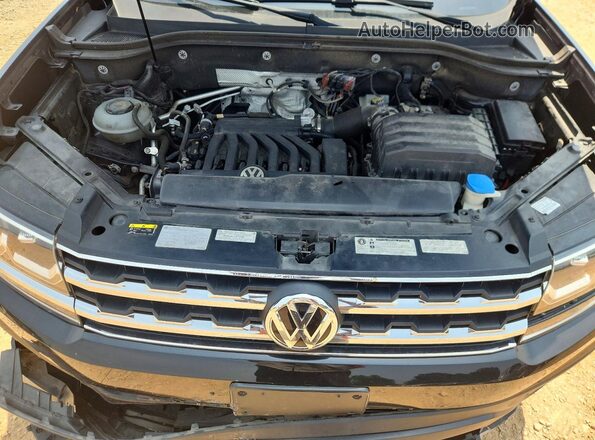 1V2KR2CA2JC531570 2018 VOLKSWAGEN ATLAS Black Շարժիչի բաժամունքի տեսք