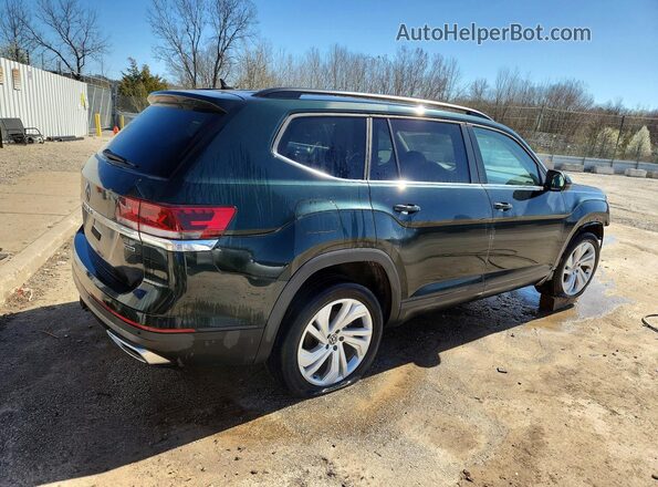 1V2KR2CA2MC557624 2021 VOLKSWAGEN ATLAS Green Trasero derecho