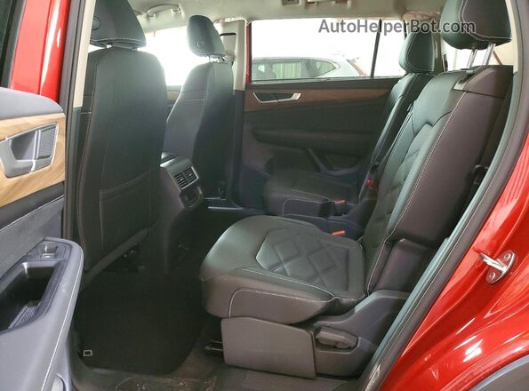 1V2KR2CA2SC528525 2025 VOLKSWAGEN ATLAS Red Вид задньої частини салону