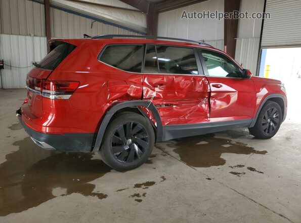 1V2KR2CA2SC528525 2025 VOLKSWAGEN ATLAS Red Задня права чверть