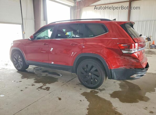 1V2KR2CA2SC528525 2025 VOLKSWAGEN ATLAS Red Задня ліва чверть