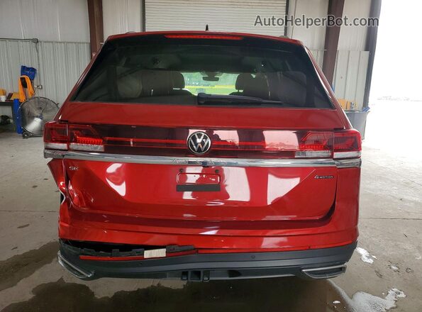 1V2KR2CA2SC528525 2025 VOLKSWAGEN ATLAS Red Вид ззаду