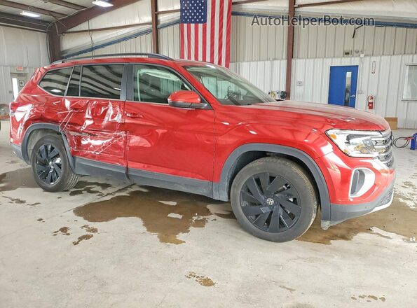 1V2KR2CA2SC528525 2025 VOLKSWAGEN ATLAS Red Передня права чверть