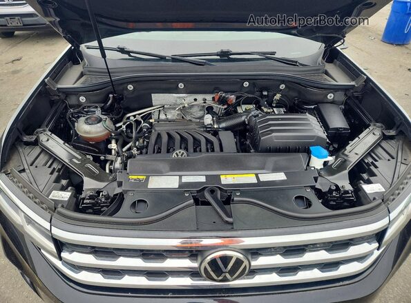 1V2KR2CA3MC572293 2021 VOLKSWAGEN ATLAS Черный Вид подкапотного пространства