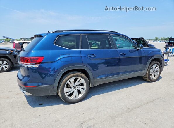 1V2KR2CA5PC520104 2023 VOLKSWAGEN ATLAS Синий Задняя правая четверть