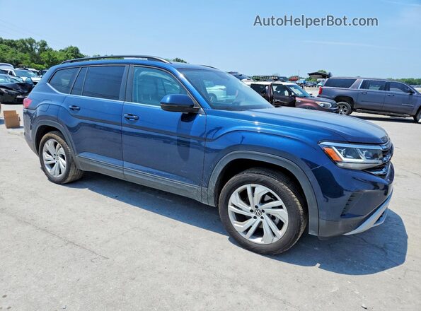 1V2KR2CA5PC520104 2023 VOLKSWAGEN ATLAS Синий Передняя правая четверть