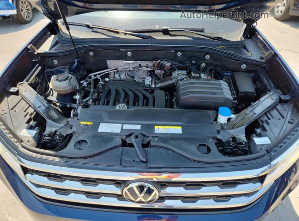 1V2KR2CA5PC520104 2023 VOLKSWAGEN ATLAS Синий Вид подкапотного пространства