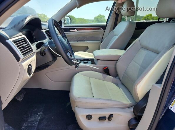 1V2KR2CA5PC520104 2023 VOLKSWAGEN ATLAS Синий Вид салона спереди