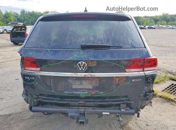 1V2KR2CA6MC505199 2021 VOLKSWAGEN ATLAS Black უკანა ხედი