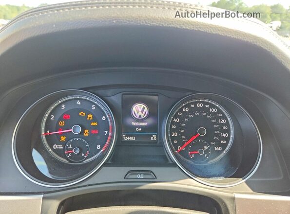 1V2KR2CAXJC570889 2018 VOLKSWAGEN ATLAS Gray ხელსაწყოთა პანელის ხედი