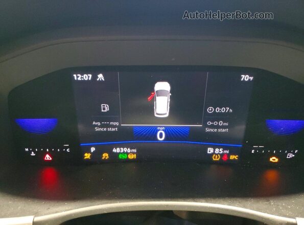 1V2LC2CA7PC202247 2023 VOLKSWAGEN ATLAS Black Widok zestawu wskaźników