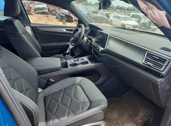 1V2LE2CA5SC218112 2025 VOLKSWAGEN ATLAS Синий Вид салона спереди