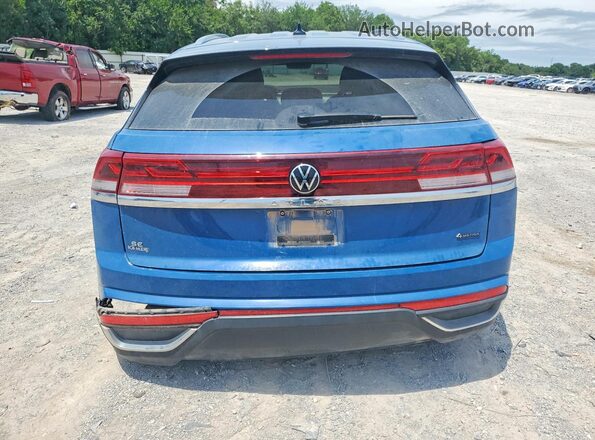 1V2LE2CA5SC218112 2025 VOLKSWAGEN ATLAS Синий Вид сзади