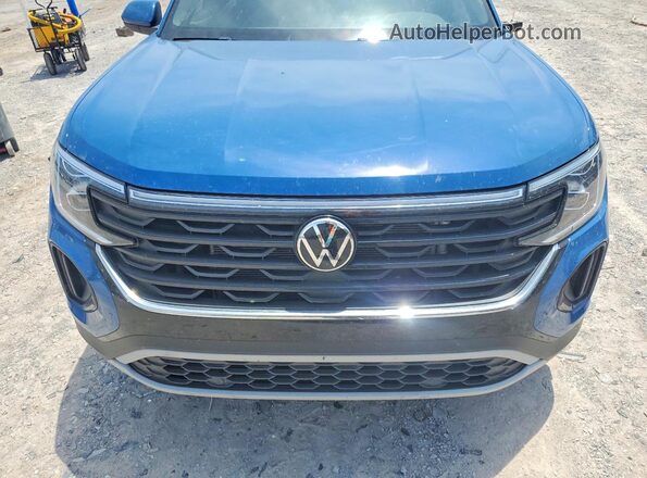1V2LE2CA5SC218112 2025 VOLKSWAGEN ATLAS Синий Вид подкапотного пространства