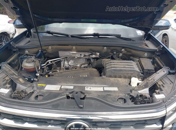 1V2LP2CA2MC528764 2021 VOLKSWAGEN ATLAS Синий Вид сзади