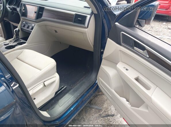 1V2LP2CA2MC528764 2021 VOLKSWAGEN ATLAS Синий Вид салона спереди