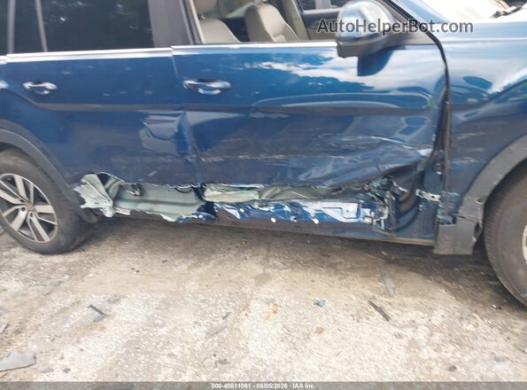 1V2LP2CA2MC528764 2021 VOLKSWAGEN ATLAS Синий Вид спереди