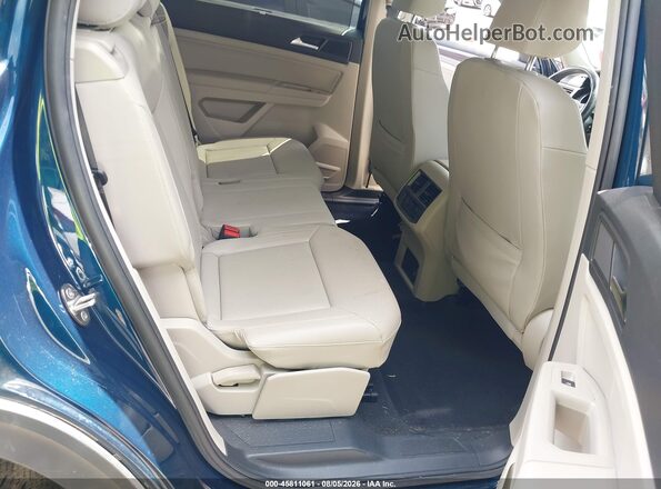 1V2LP2CA2MC528764 2021 VOLKSWAGEN ATLAS Синий Вид наклейки с VIN-кодом