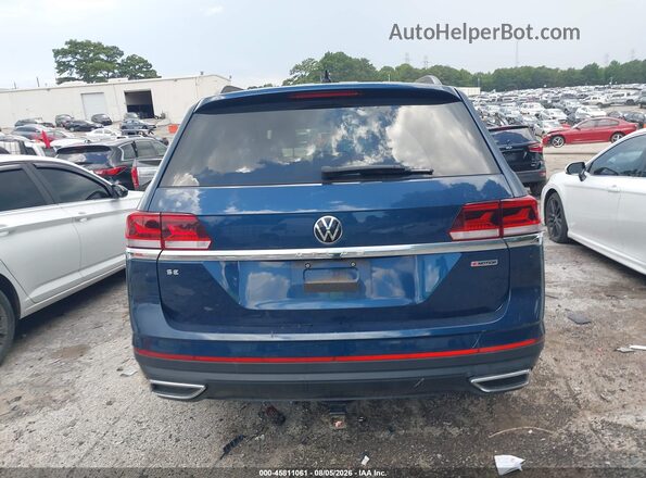 1V2LP2CA2MC528764 2021 VOLKSWAGEN ATLAS Синий 