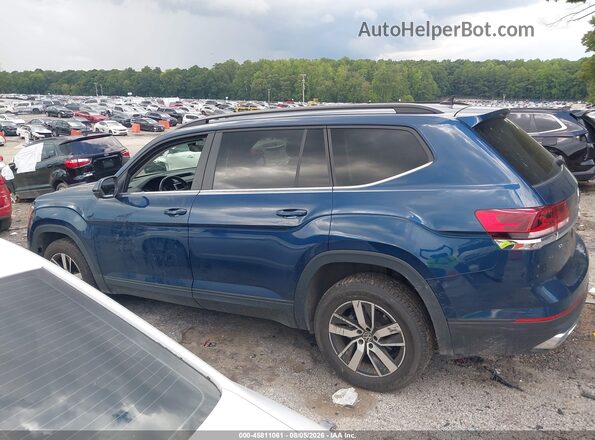 1V2LP2CA2MC528764 2021 VOLKSWAGEN ATLAS Синий Панорамный вид салона 360°