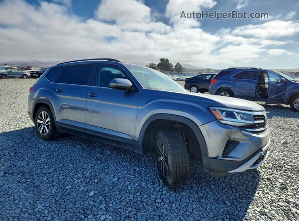 1V2LP2CA5MC518214 2021 VOLKSWAGEN ATLAS Серый Передняя правая четверть