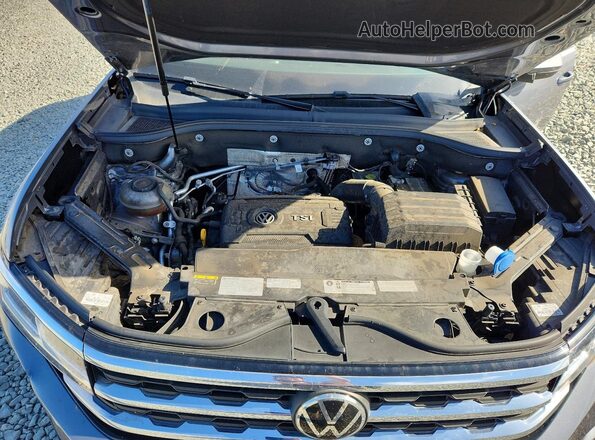 1V2LP2CA5MC518214 2021 VOLKSWAGEN ATLAS Серый Вид подкапотного пространства