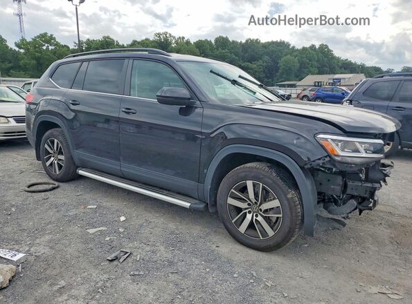 1V2LP2CA5NC535709 2022 VOLKSWAGEN ATLAS Black Передня права чверть
