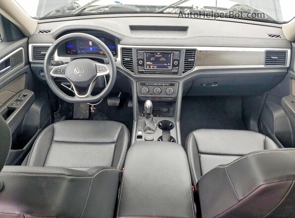 1V2LP2CA5NC535709 2022 VOLKSWAGEN ATLAS Black Вид панелі приладів