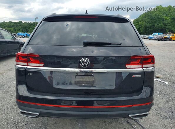 1V2LP2CA5NC535709 2022 VOLKSWAGEN ATLAS Black Вид ззаду