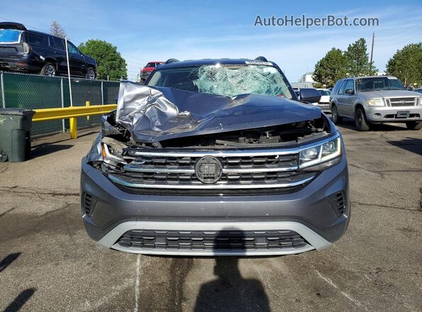 1V2LP2CA6MC507979 2021 VOLKSWAGEN ATLAS Gray Vista frontal