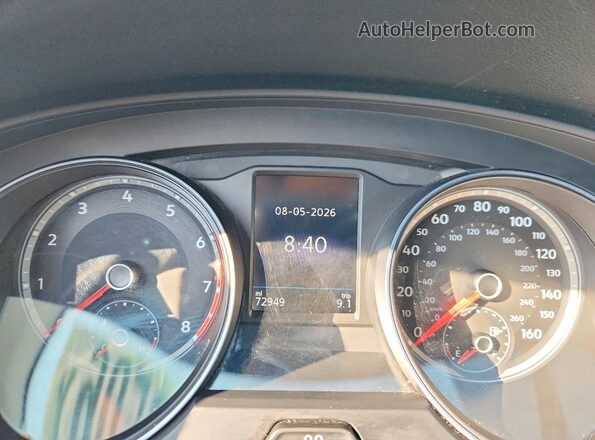 1V2LR2CA0KC547546 2019 VOLKSWAGEN ATLAS White Vista del cuadro de instrumentos