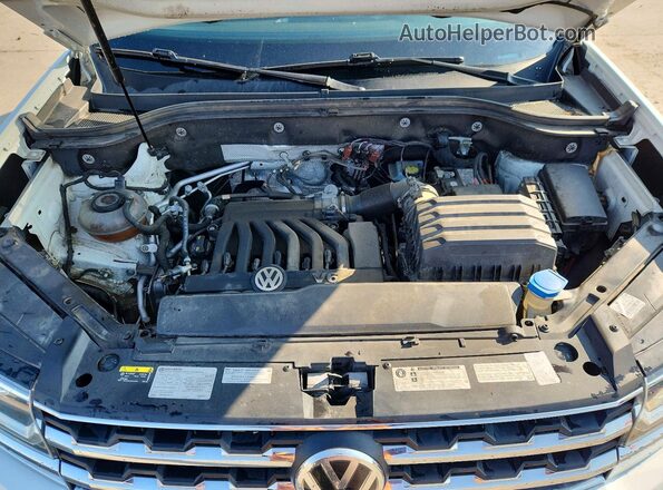 1V2LR2CA0KC547546 2019 VOLKSWAGEN ATLAS White Vista del compartimento del motor