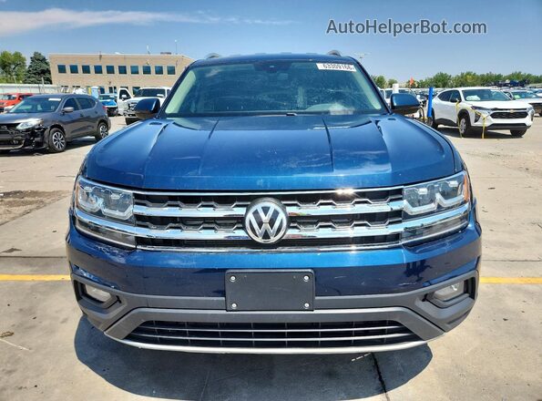 1V2LR2CA1JC513355 2018 VOLKSWAGEN ATLAS Blue Vista frontal