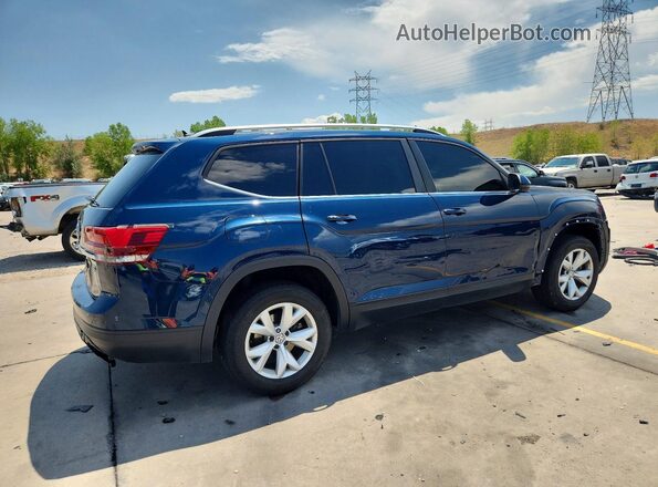 1V2LR2CA1JC513355 2018 VOLKSWAGEN ATLAS Blue Trasero derecho