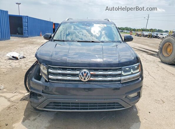 1V2LR2CA1JC568789 2018 VOLKSWAGEN ATLAS Black Դիմացի տեսք