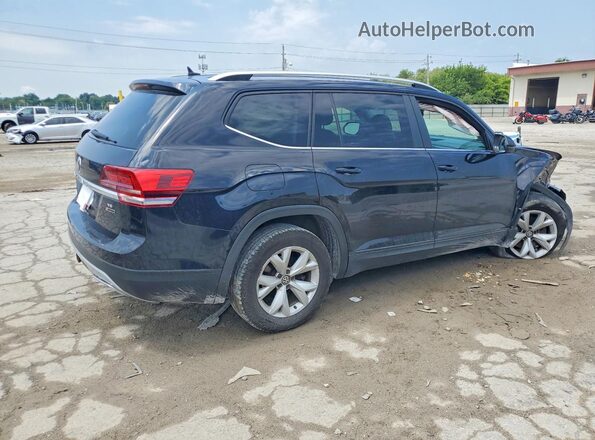 1V2LR2CA1JC568789 2018 VOLKSWAGEN ATLAS Black Հետևի աջ