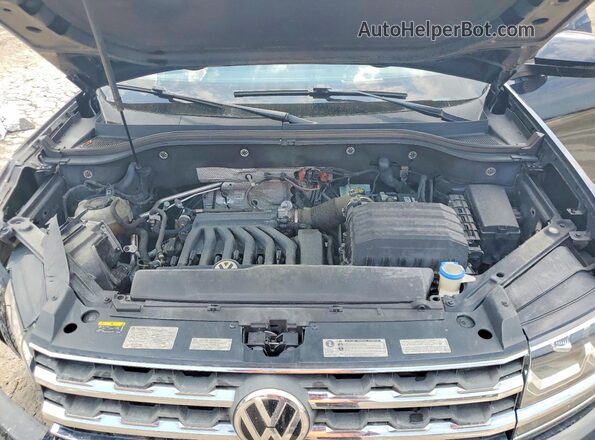 1V2LR2CA1JC568789 2018 VOLKSWAGEN ATLAS Black Շարժիչի բաժամունքի տեսք