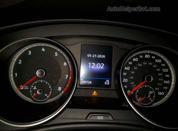 1V2LR2CA1KC530142 2019 VOLKSWAGEN ATLAS Black ხელსაწყოთა პანელის ხედი