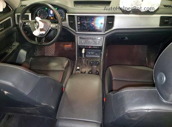 1V2LR2CA1KC530142 2019 VOLKSWAGEN ATLAS Black წინა პანელის ხედი