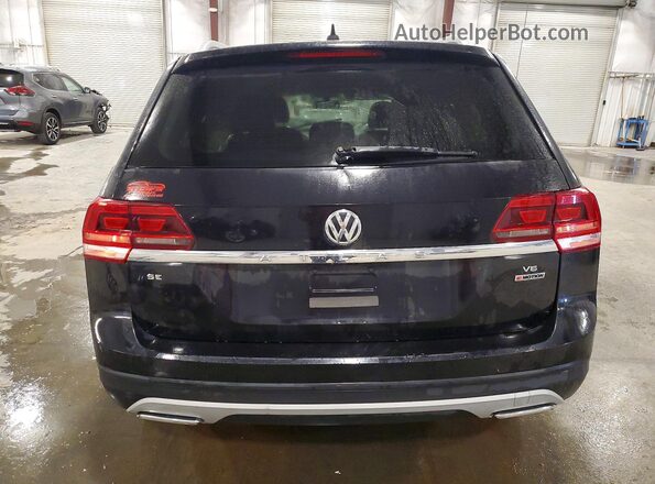 1V2LR2CA1KC530142 2019 VOLKSWAGEN ATLAS Black უკანა ხედი