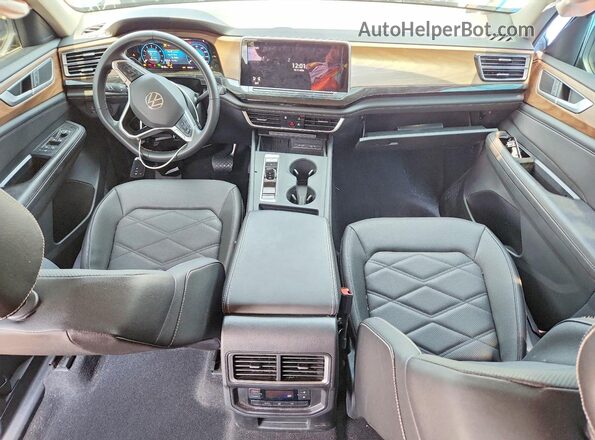1V2LR2CA2SC539402 2025 VOLKSWAGEN ATLAS Black Вид панелі приладів