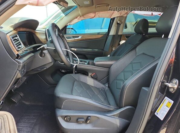 1V2LR2CA2SC539402 2025 VOLKSWAGEN ATLAS Black Вид салону спереду