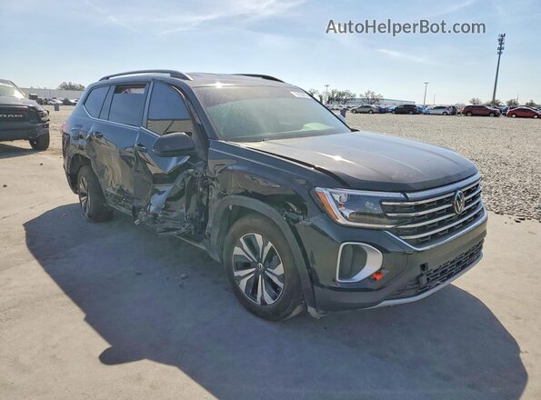1V2LR2CA2SC539402 2025 VOLKSWAGEN ATLAS Black Передня права чверть