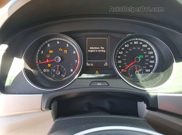 1V2LR2CA4JC586400 2018 VOLKSWAGEN ATLAS Black Vista del cuadro de instrumentos
